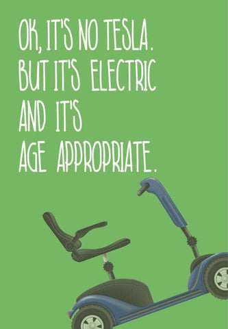 Sorted Birthday Image of Mobility Scooter