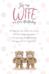 Stuffed With Love Wife Two Teddies Hugging With Poem