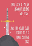 Sorted Birthday Sword in a Stone