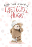 Stuffed With Love Get Well Teddy With Arm in Sling With Text