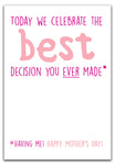 Seriously Just Kidding Mother's Day Card Best