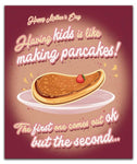 Face Ache Mother's Day Card Pancakes