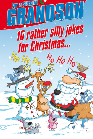 Face Ache, Jokes, Grandson, Christmas Card