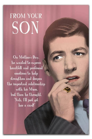 Gossip Girl Mother's Day Card from Son
