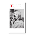 On The Ceiling, Yawning Christmas Card