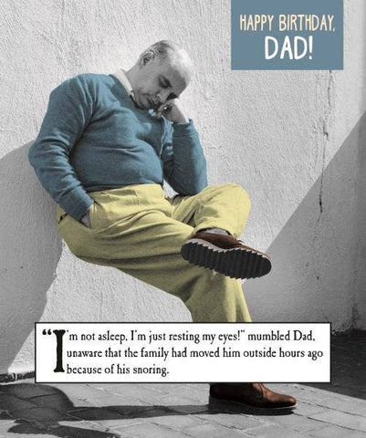 Morphed Dad Man Asleep Against a Wall
