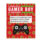 Face Ache Christmas Card, Gaming Remote Open