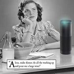 Morphed Open Woman Talkin to Alexa