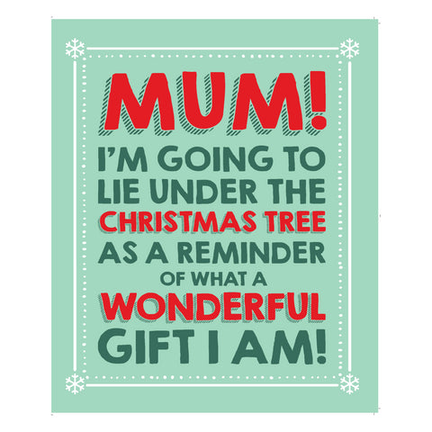 Jam & Toast Christmas Card for Mum, Under the Christmas Tree