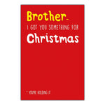 Seriously Just Kidding, Holding It, Brother, Christmas Card