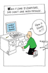 Norbert & Val, Patience, Open, Greetings Card- Father's Day