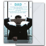 Face Ache, Open, Greetings Card- Father's Day   **-1