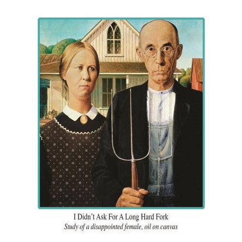 Brushed Issues Birthday Card Fork