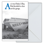 On The Ceiling, Skip, Open, Greetings Card- Father's Day