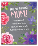 Blooming Fabulous Amazing Mum Mother's Day Card