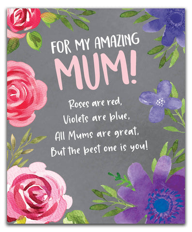 Blooming Fabulous Amazing Mum Mother's Day Card