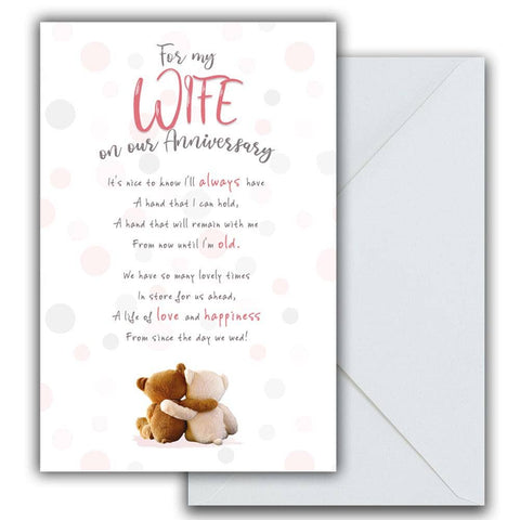 Wed Wife Anniversary Card