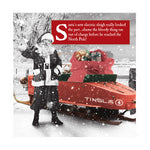 Morphed Christmas Card, Santa on his EV Sleigh