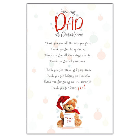Stuffed With Love, Dad Christmas Card,