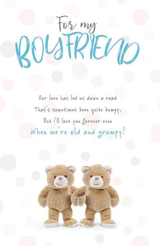 Stuffed With Love Boyfriend Two Teddies Hugging With Poem