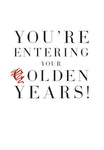Rebellion Birthday Text: You're Entering Your Olden Years!