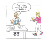 Norbert & Val Open Norbert Baking a Cake