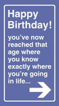 Face Ache Birthday Card Exactly