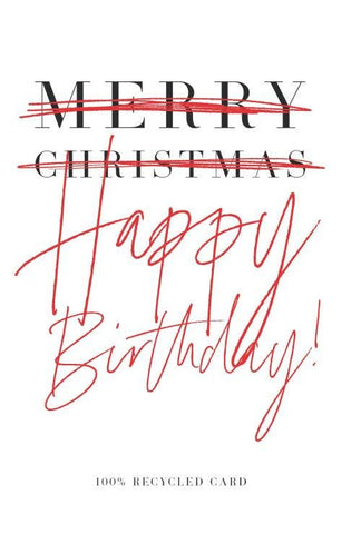 Rebellion Birthday Text: Merry Christmas Happy Birthday