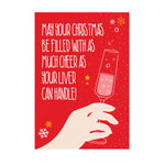 Sorted, May your Christmas be Filled, Open Christmas Card