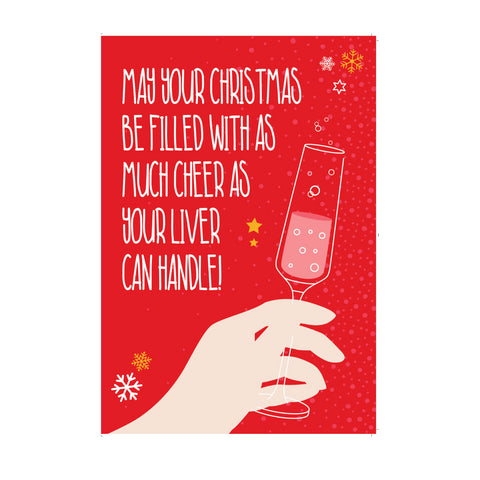 Sorted, May your Christmas be Filled, Open Christmas Card