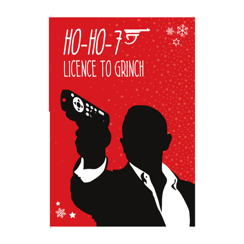 Emotional Rescue Humorous Christmas Card, TV Remote