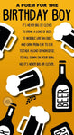 Face Ache Birthday Card Beer Clever