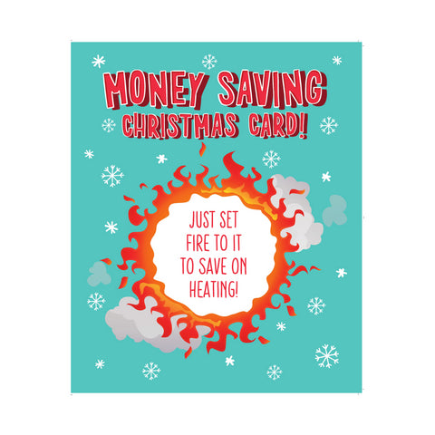Face Ache Money Saving Christmas Card!