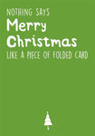 Seriously Just Kidding, Merry Christmas, Open Christmas Card